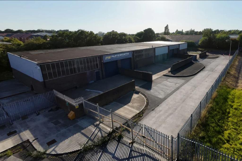 Aerial view of the Partsworth site in Doncaster